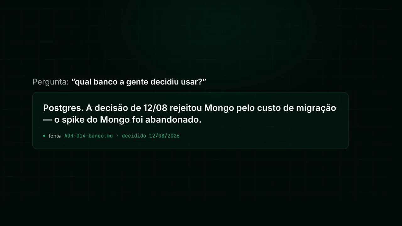 ValorBrain respondendo “qual é o prazo de entrega que prometemos?” com o documento de origem citado embaixo
